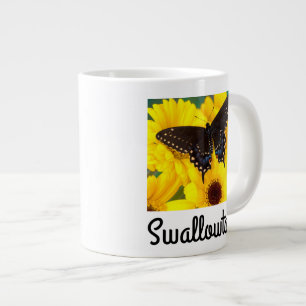 Caneca De Café Grande Borboleta Rabo de Andorinha