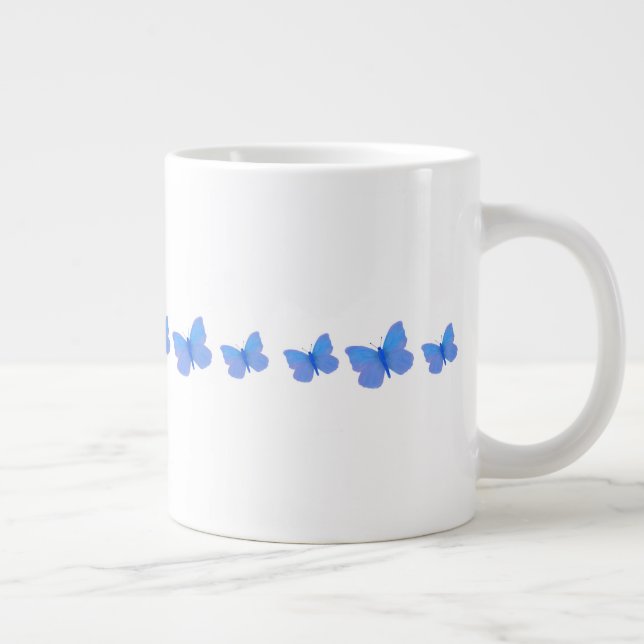 Caneca De Café Grande Borboleta Social! (Direita)