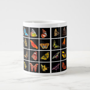 Caneca De Café Grande Borboletas do mundo
