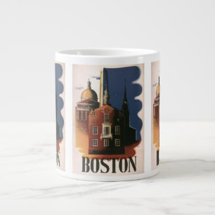 Caneca De Café Grande Boston Antigo, Massachusetts - A Cavalgada de Paul