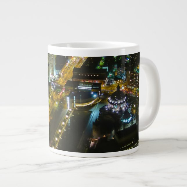 Caneca De Café Grande Boston, Massachusetts, EUA (Frente Esquerda)