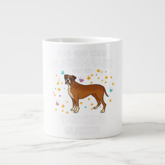 Caneca De Café Grande Boxer Glitter Dog Pet Lover Gift Ideas