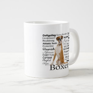 Caneca De Café Grande Boxer Traits Jumbo Mug