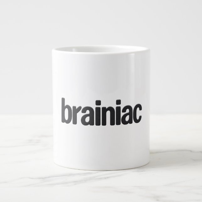 Caneca De Café Grande Brainia (Frente)