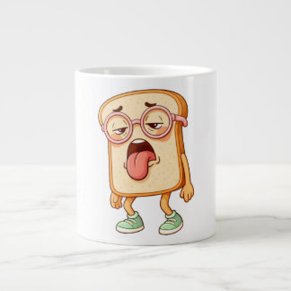 Caneca De Café Grande Bread Tony Tired Mood – Funny Bread T-Shirt