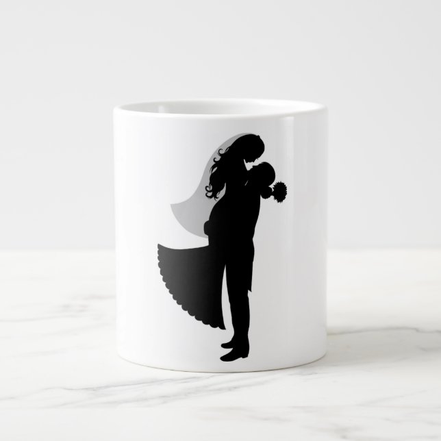 CANECA DE CAFÉ GRANDE BRIDE E GROOM (Frente)