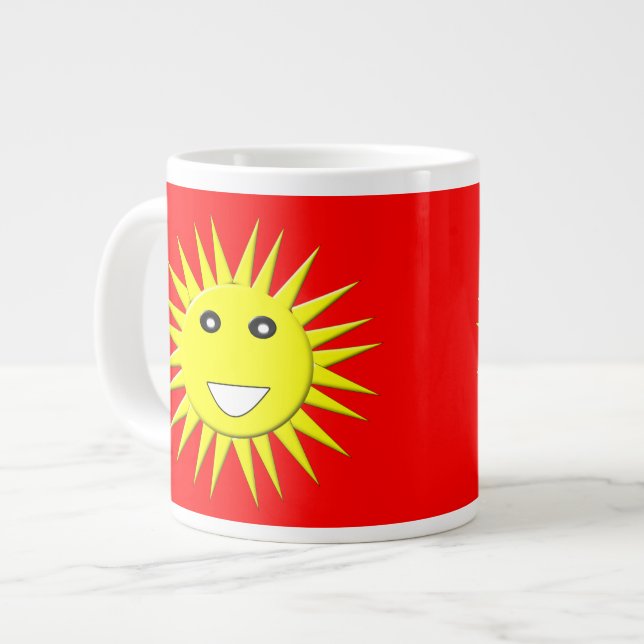 Caneca De Café Grande Bright Sunshine Mug (Frente Esquerda)