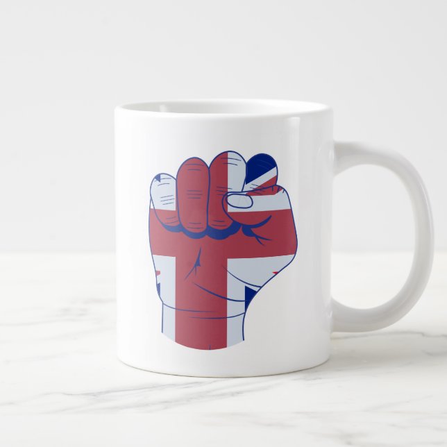 Caneca De Café Grande Britânico Levantado (Direita)