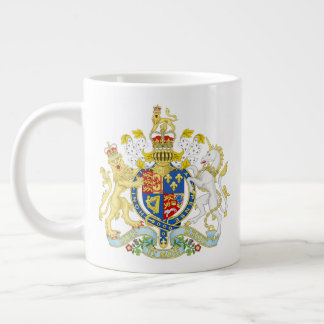 Caneca De Café Grande British Coat of Arms 