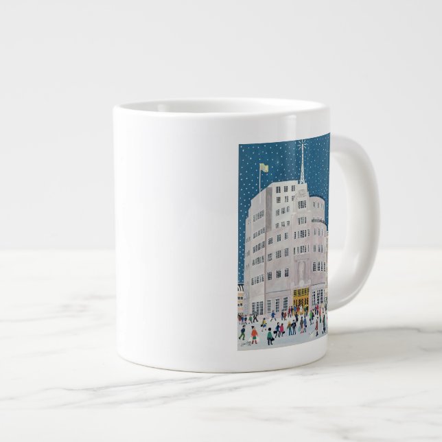 Caneca De Café Grande Broadcasting House da BBC (Frente Esquerda)