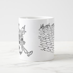 Caneca De Café Grande Bruxa Vintage do Oz Dorothy Dormindo com Papoulas