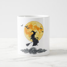 Bruxa Voadora Silhouette Mug