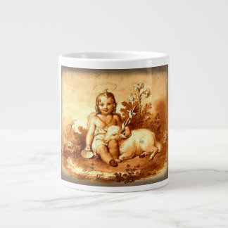 Caneca De Café Grande Bsby Boy com Little Lamb Mug