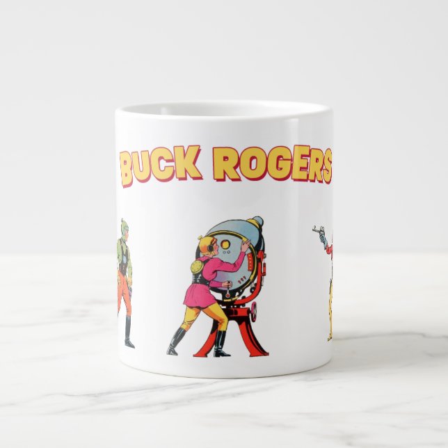 Caneca De Café Grande Buck Rogers 1930s  (Frente)