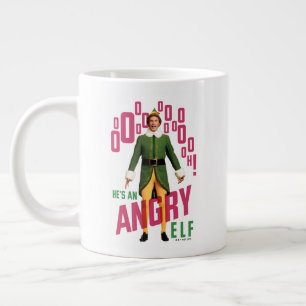 Caneca De Café Grande Buddy, o Elf   Ele é um Elf Irritado