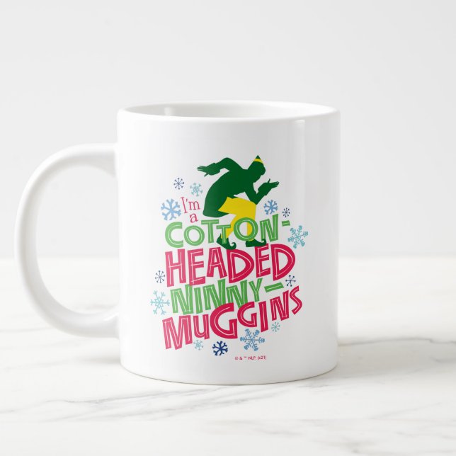 Caneca De Café Grande Buddy, o Elf | Ninny-Muggins De Algodão (Esquerda)