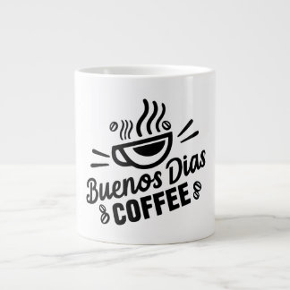 Caneca De Café Grande Buenos Dias Caffee Mug