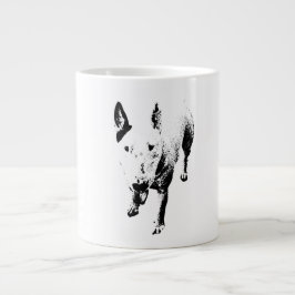 Caneca De Café Grande Bull Terrier Mug – Gritty Ink Style