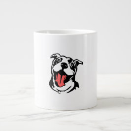 Caneca De Café Grande Bully/pitbull americano