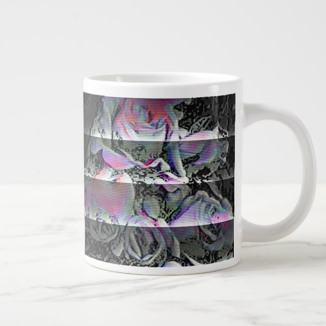 Caneca De Café Grande Buquê Techno (Direita)