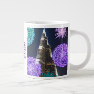 Caneca De Café Grande Burj Khalifa Modernos Arranha-céus Dubai EAU