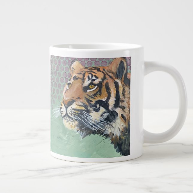 Caneca De Café Grande Burning Bright (Direita)