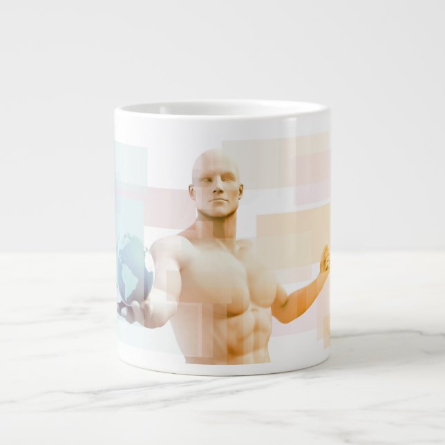 Caneca De Café Grande Business Intelligence e análise avançada (Frente)