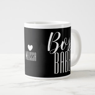 Caneca De Café Grande Cabeça de Mug Babe Nome Personalizado Coração P