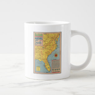 Caneca De Café Grande Cabeçalho Sul - Leste dos Estados Unidos