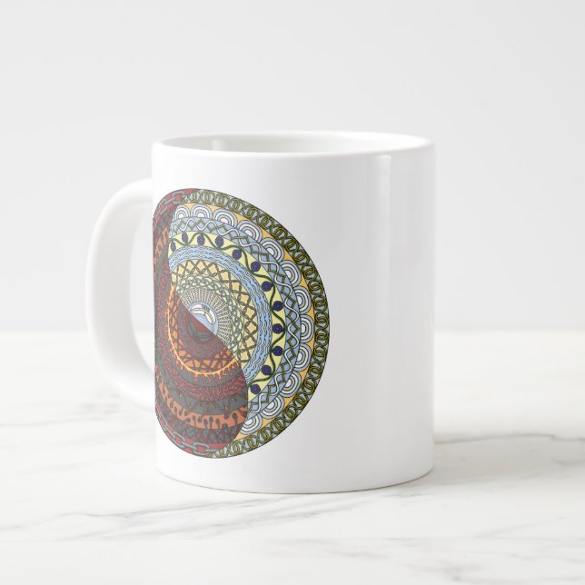 Caneca De Café Grande Caça e Inferno Especiais (Frente Esquerda)