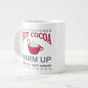 Caneca De Café Grande Cacau quente de fazenda de férias
