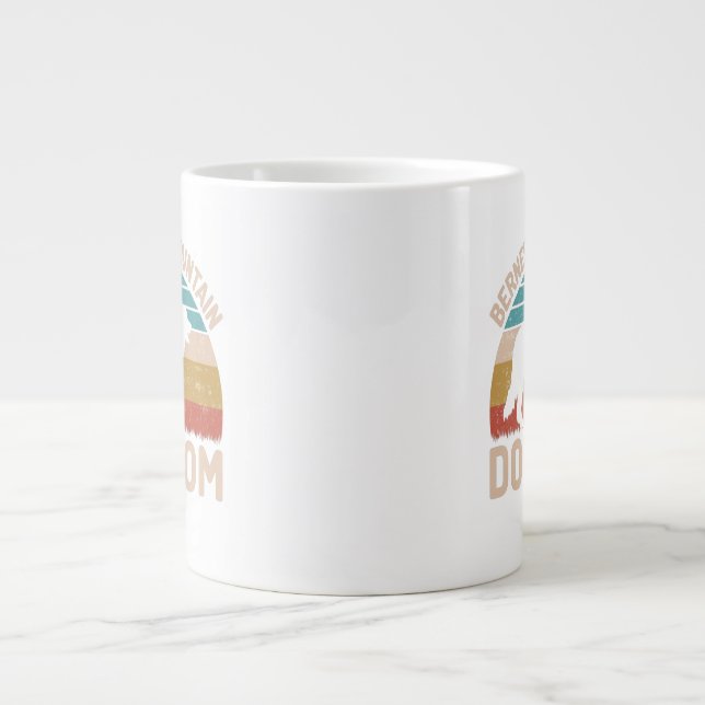 Caneca De Café Grande Cachorro Bernese Mãe, Cachorro Bernês Mãe (Frente)
