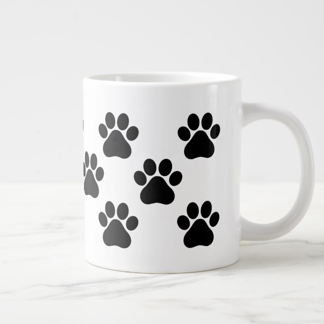 Caneca De Café Grande Cachorro Bonito - Perfeito para Pet Lovers! (Direita)