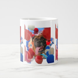 Caneca De Café Grande Cachorro "BOOM TIME IN BOXERVILLE"