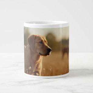 Caneca De Café Grande Cachorro do ouro