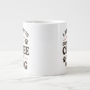Caneca De Café Grande Cachorro Engraçado Cachorro Cachorro Mãe Pai Cacho