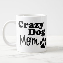 Cachorro Louco Mãe Café Tea Mug Dog Dava Presente