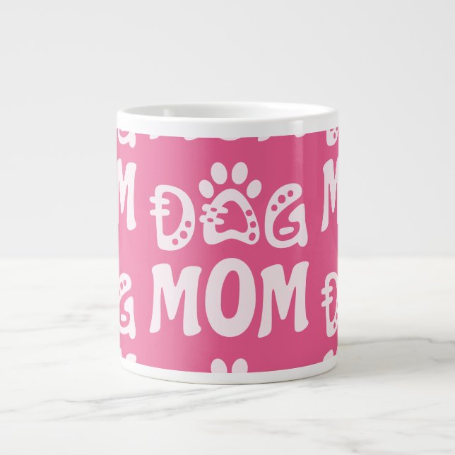Caneca De Café Grande Cachorro Mãe (Frente)
