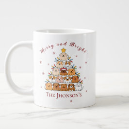 Caneca De Café Grande Cachorros fofos personalizados amantes de cãezinho