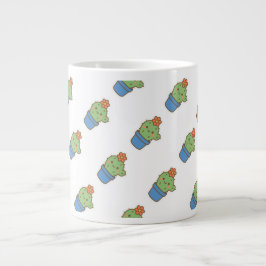 Caneca De Café Grande Cacto Whimsical