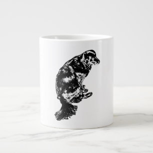 Caneca De Café Grande "caderno espiral recuperever", "notas de café",