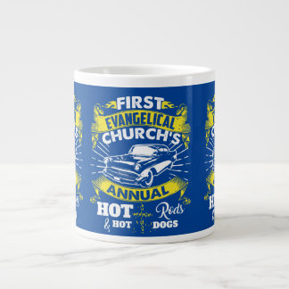 Caneca De Café Grande Cães quentes e Hot Rods FEC