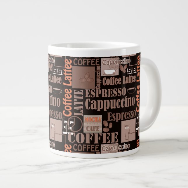 Caneca De Café Grande Café (Frente Esquerda)
