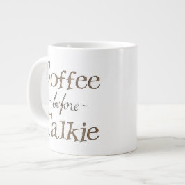 Caneca De Café Grande Café antes de Talkie