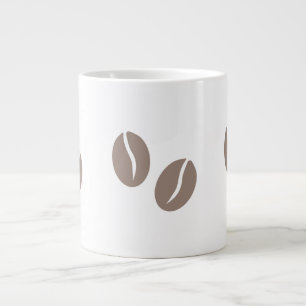 Caneca De Café Grande Café Beans Duo Art