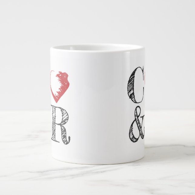 Caneca De Café Grande Café e Revolução Mug Grande (Frente)