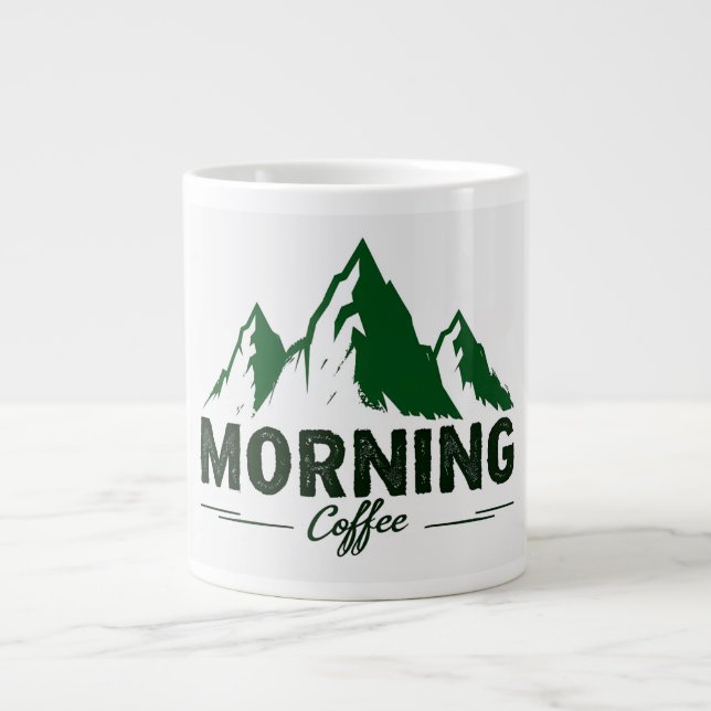 Caneca De Café Grande Café Jumbo em alguns dias, (Frente)