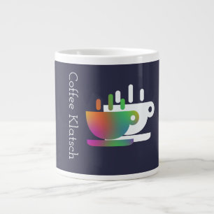 Caneca De Café Grande Café Klatsch Marinho Azul