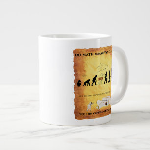 Caneca De Café Grande Café Mug Esta Smart Cavewoman Faz Matemática