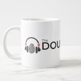 Caneca De Café Grande Café Mug - Podcast de loop duplo
